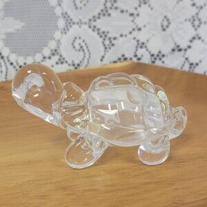 Glass Turtle Figurine